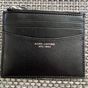 New Men's "Marc Jacobs" Black Zippered Wallet / Card Case